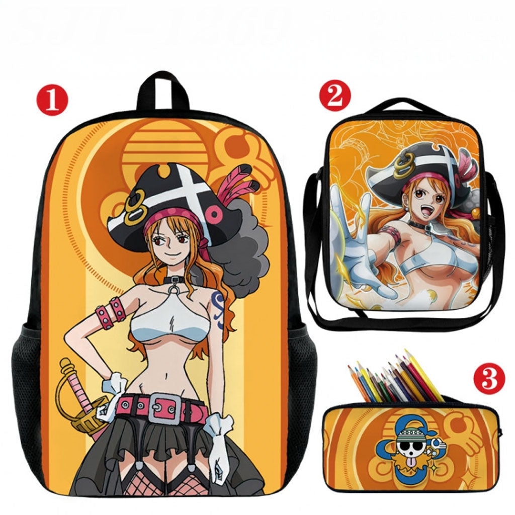 One Piece - Backpack, Lunchbox and Pencil Case