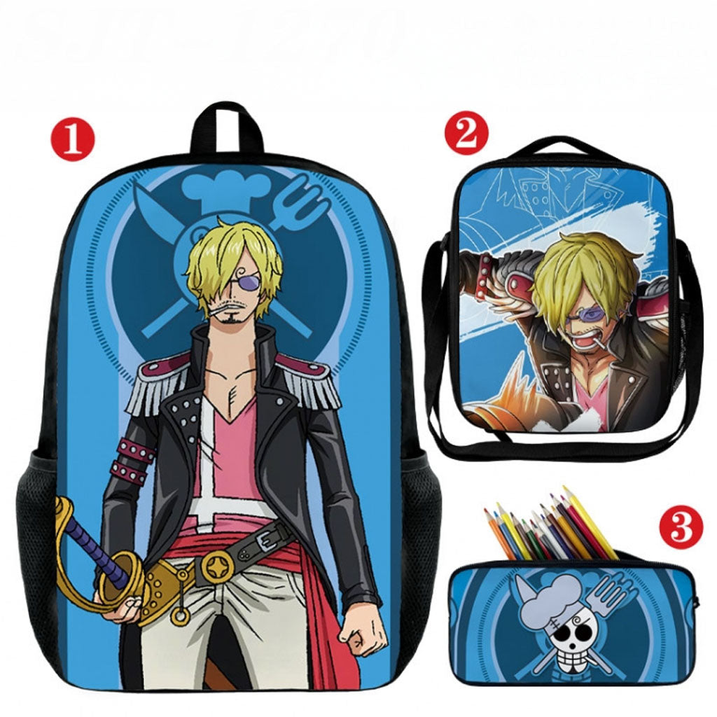 One Piece - Backpack, Lunchbox and Pencil Case