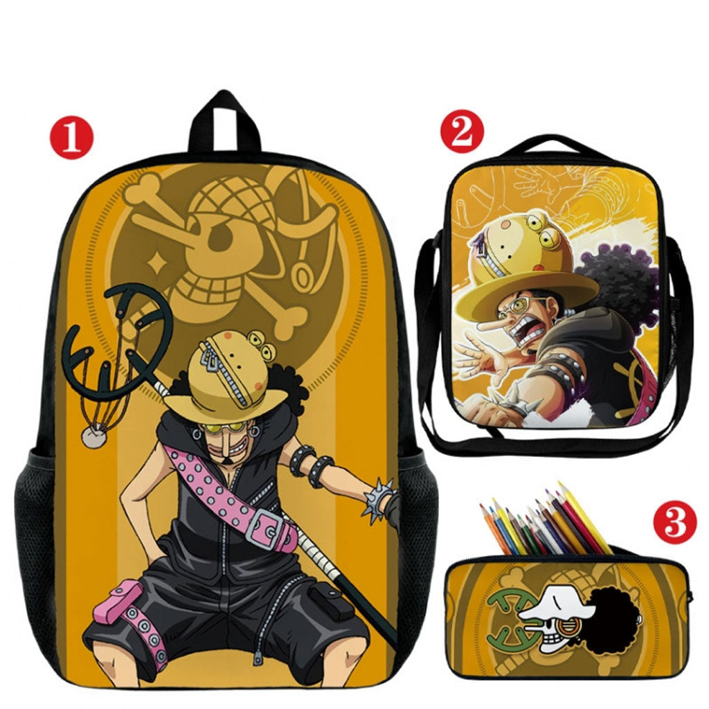 One Piece - Backpack, Lunchbox and Pencil Case