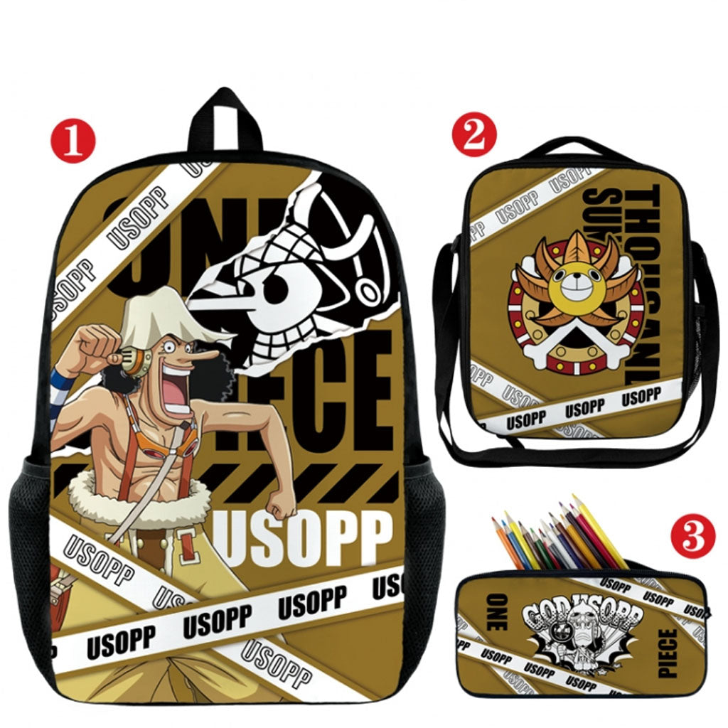 One Piece - Backpack, Lunchbox and Pencil Case