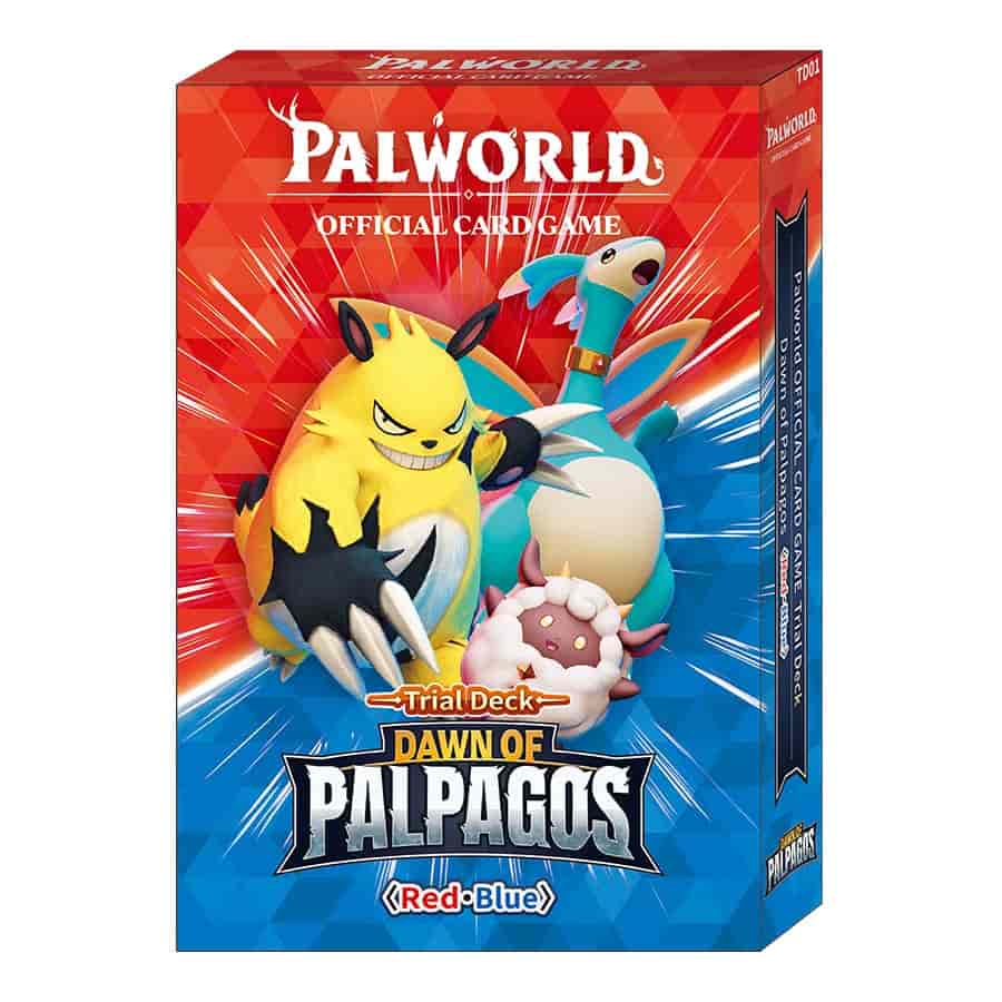 Palworld Trading Card Game: Dawn of Palpagos Red &amp; Blue Trial Deck - POCGe-TD01