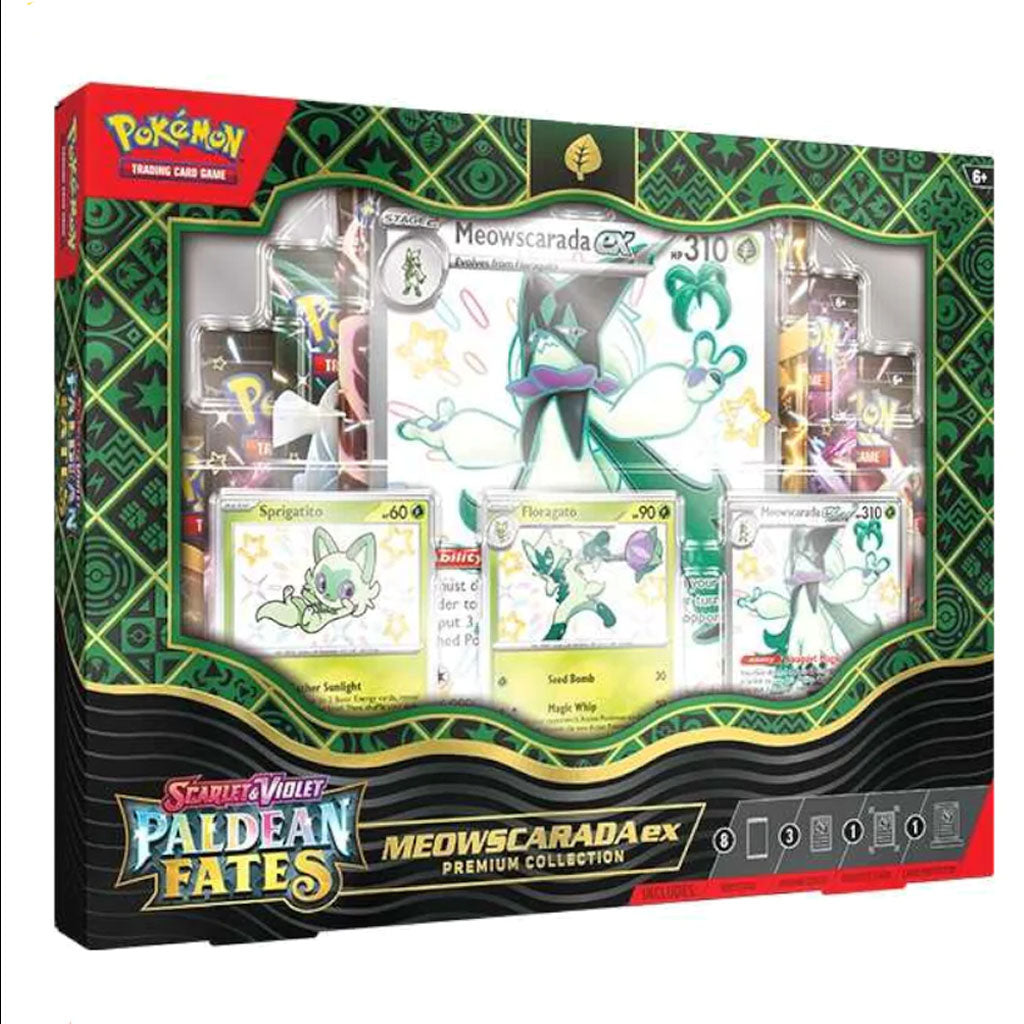 Pokémon Scarlet & Violet: Paldean Fates Premium Collections Box - Meowscarada-ex