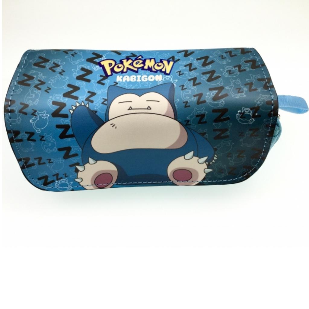 Pokemon - (Snorlax) Canvas Pencil Case