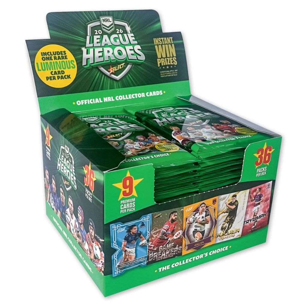 Select 2026 NRL League Heroes Box