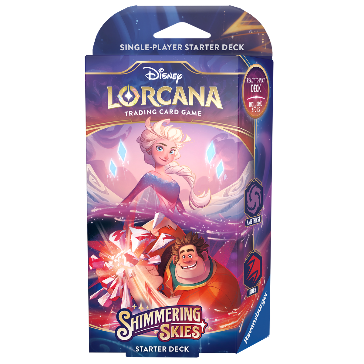 Disney Lorcana - Shimmering Skies Intro Deck - Amethyst/Ruby