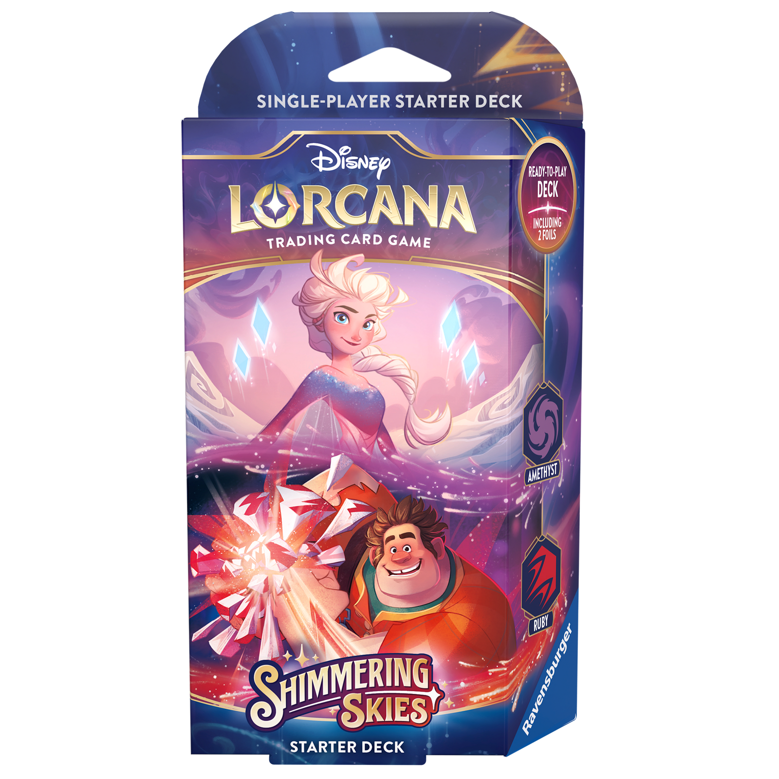 Disney Lorcana - Shimmering Skies Intro Deck - Amethyst/Ruby