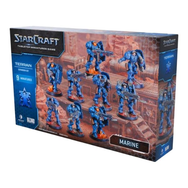 Starcraft Miniatures Games: Terran - Marine - Expansion Set