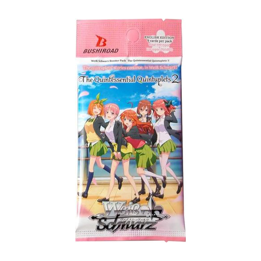 Wei Schwarz - The Quintessential Quintuplets Booster Display (20 Packs) - EN Wei Schwarz - The Quintessential Quintuplets Booster Display (20 Packs) - EN