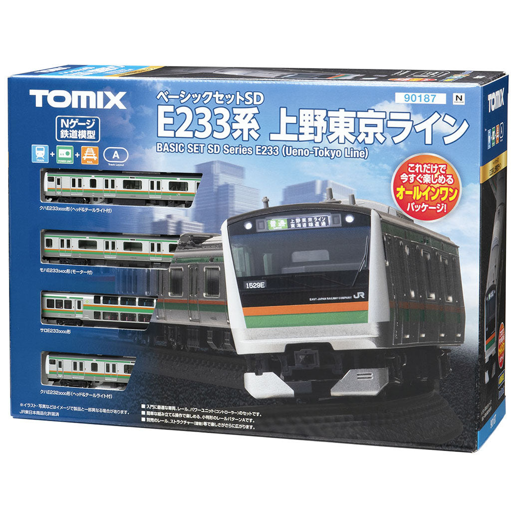 Tomix Trains - TMX90187 - N Starter Set SD E233-3000 Series Ueno Tokyo Line