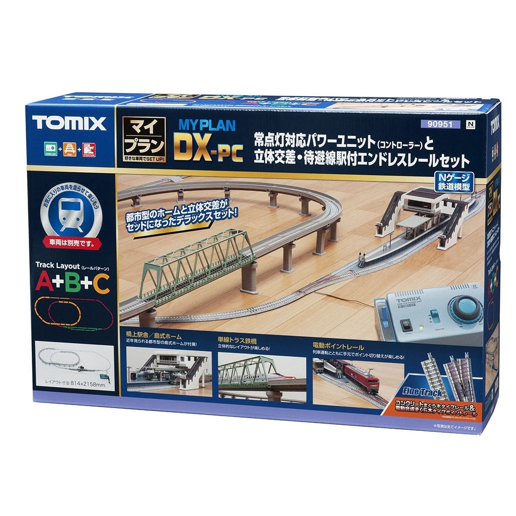 Tomix Trains - TMX90951 - Tomix N Track Set DX-PC