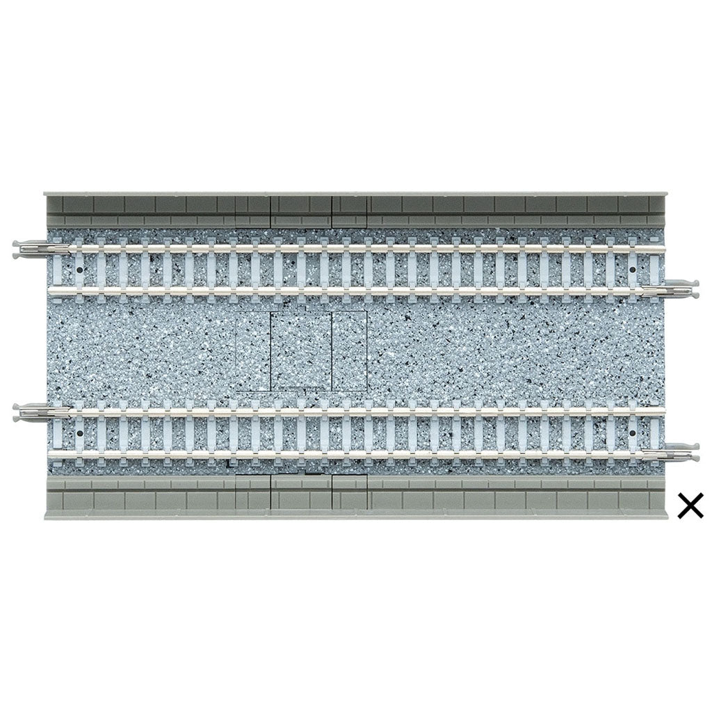 Tomix Trains - TMX1811 - N Slab Straight Double Track 5-1/2" 140mm (2)