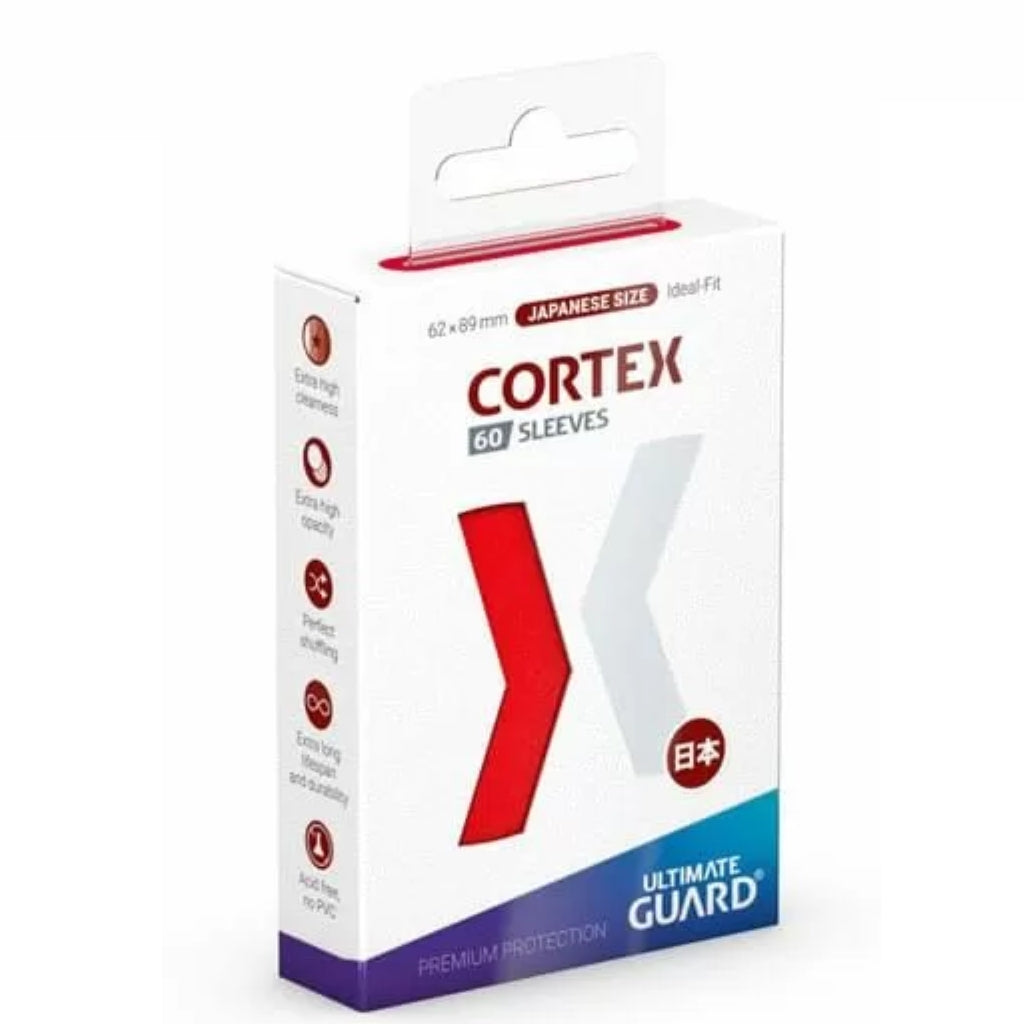 Ultimate Guard Cortex Sleeves Japanese Size Red (60)