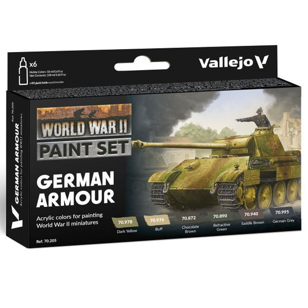 Vallejo - Model Colour - German Armour WWII 6 Colour Set