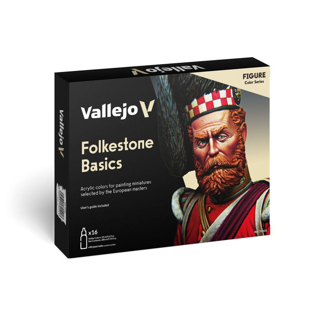 Vallejo - Model Colour - Folkstone Basics Figure 16 Colour Set