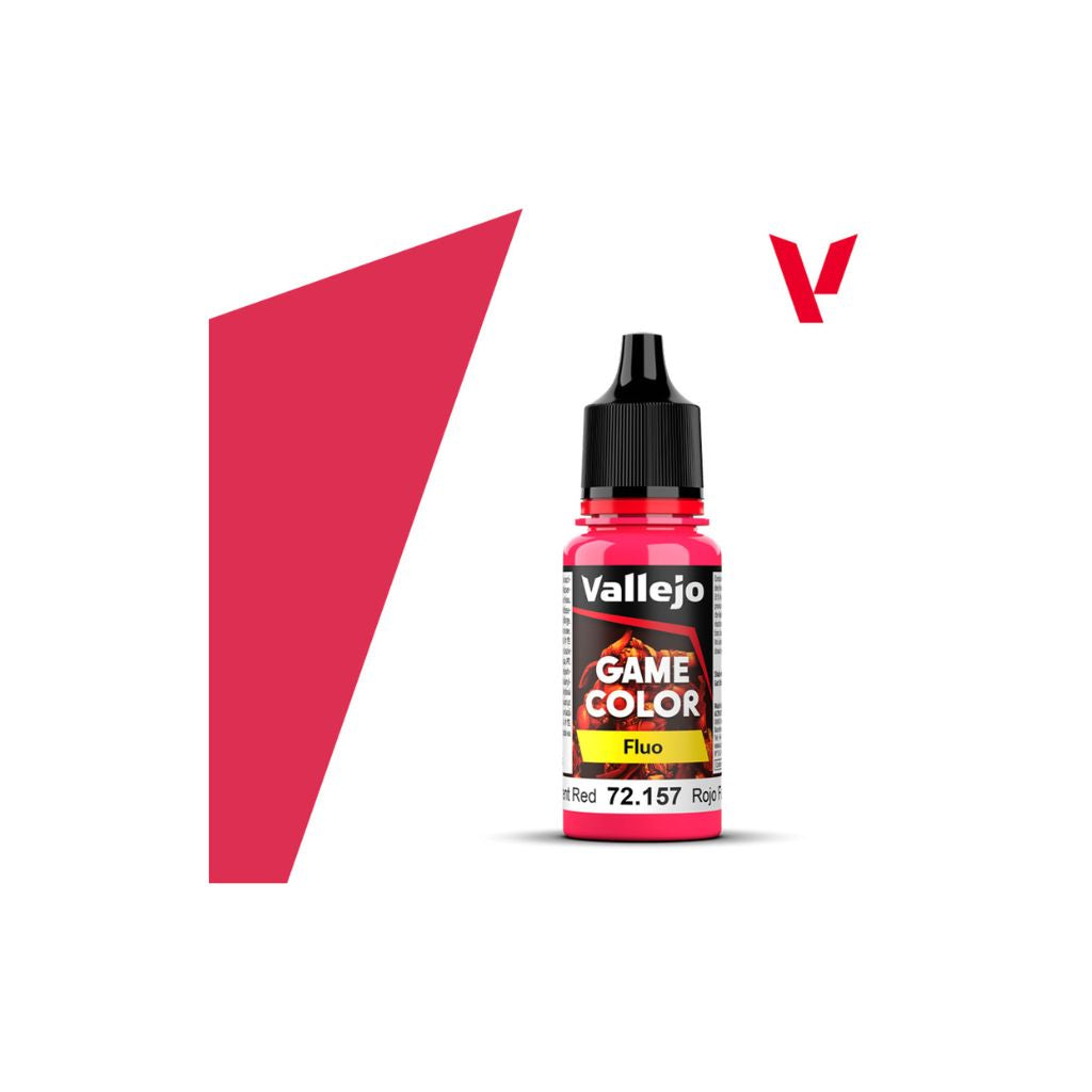 Vallejo - Game Color - Fluorescent Red - 72157
