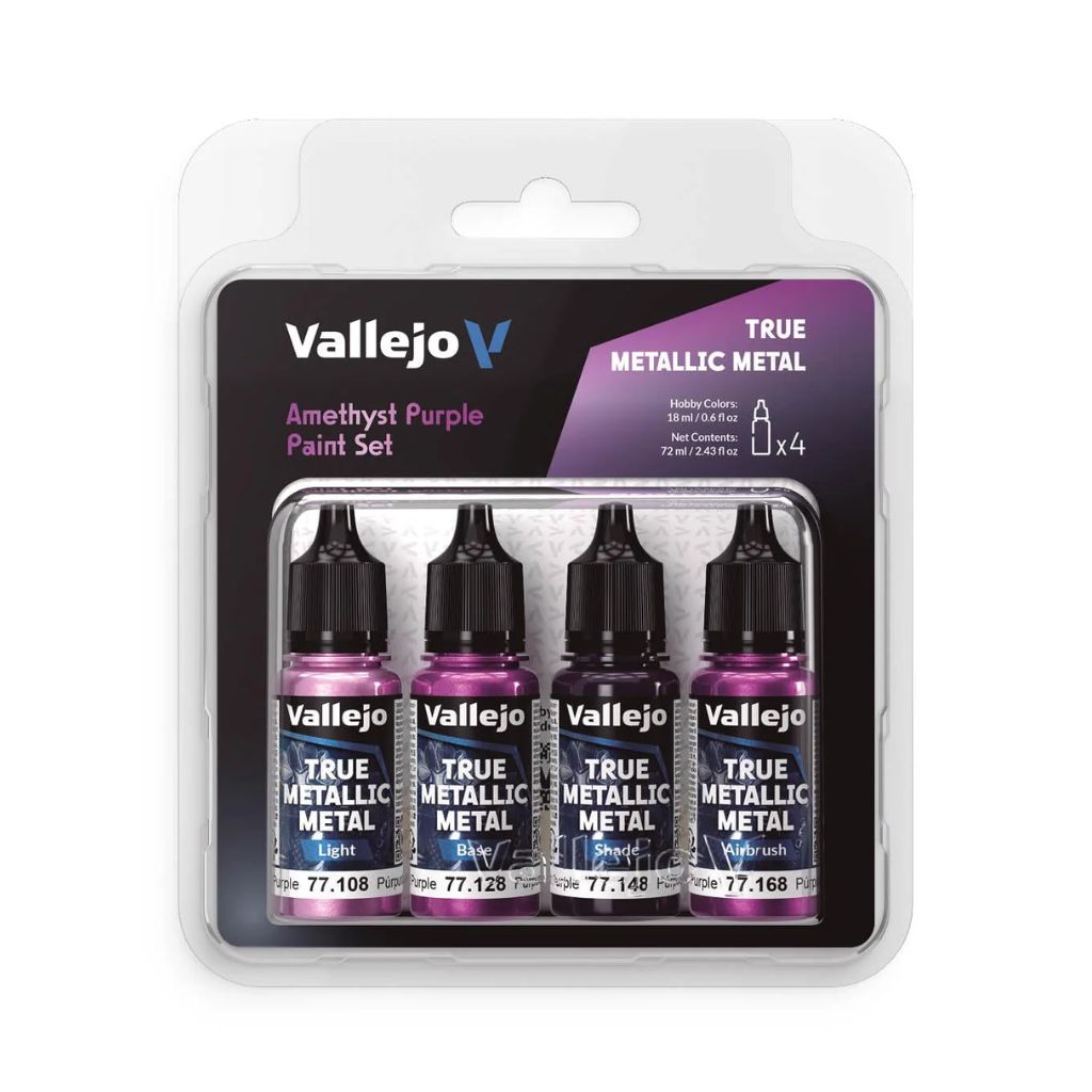 Vallejo - True Metallic Metal - Set - Amethyst Purple