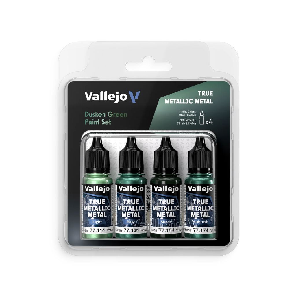 Vallejo: True Metallic Metal Set - Dusken Green