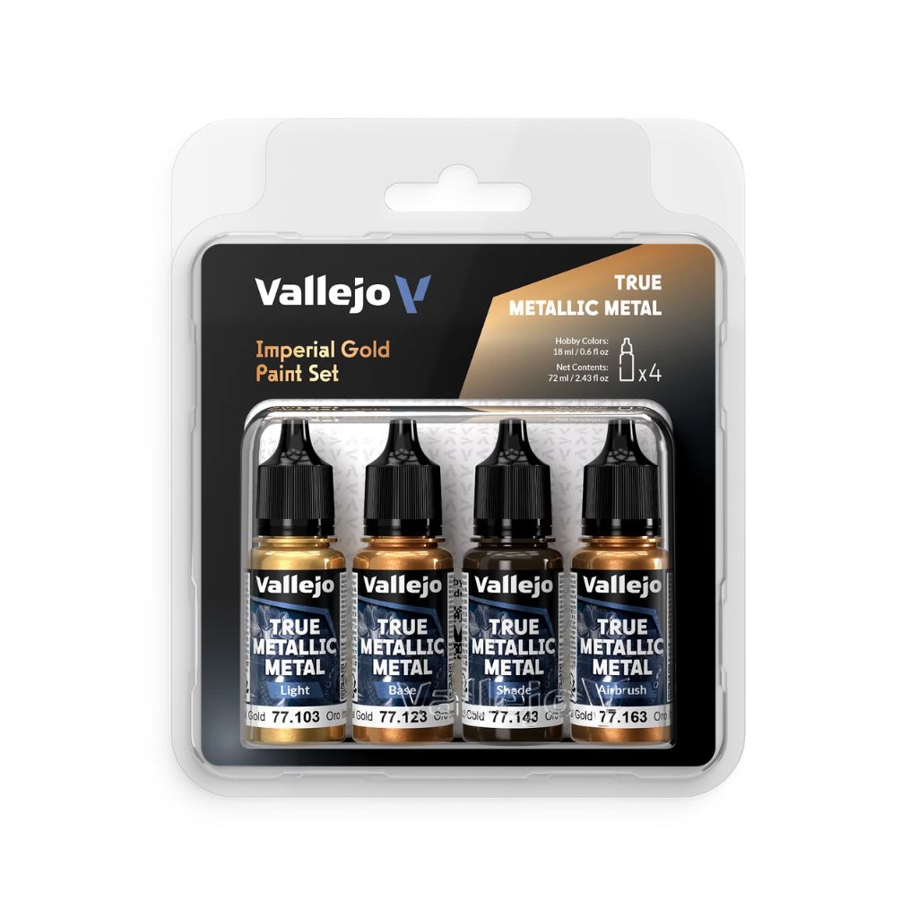 Vallejo: True Metallic Metal Set - Imperial Gold