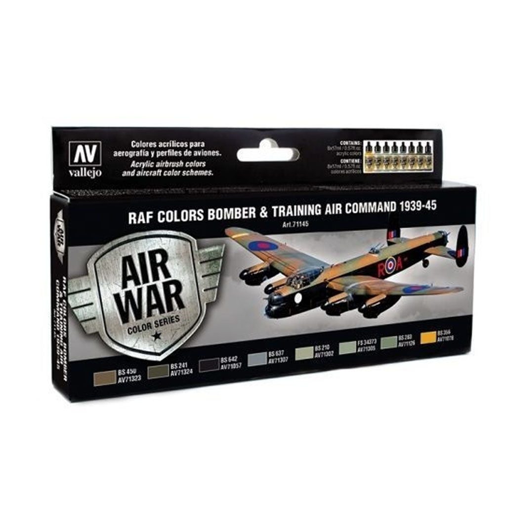 Vallejo 71145 Air War Color Series - RAF Colors Bomber &amp; Training Air Command 1939-45