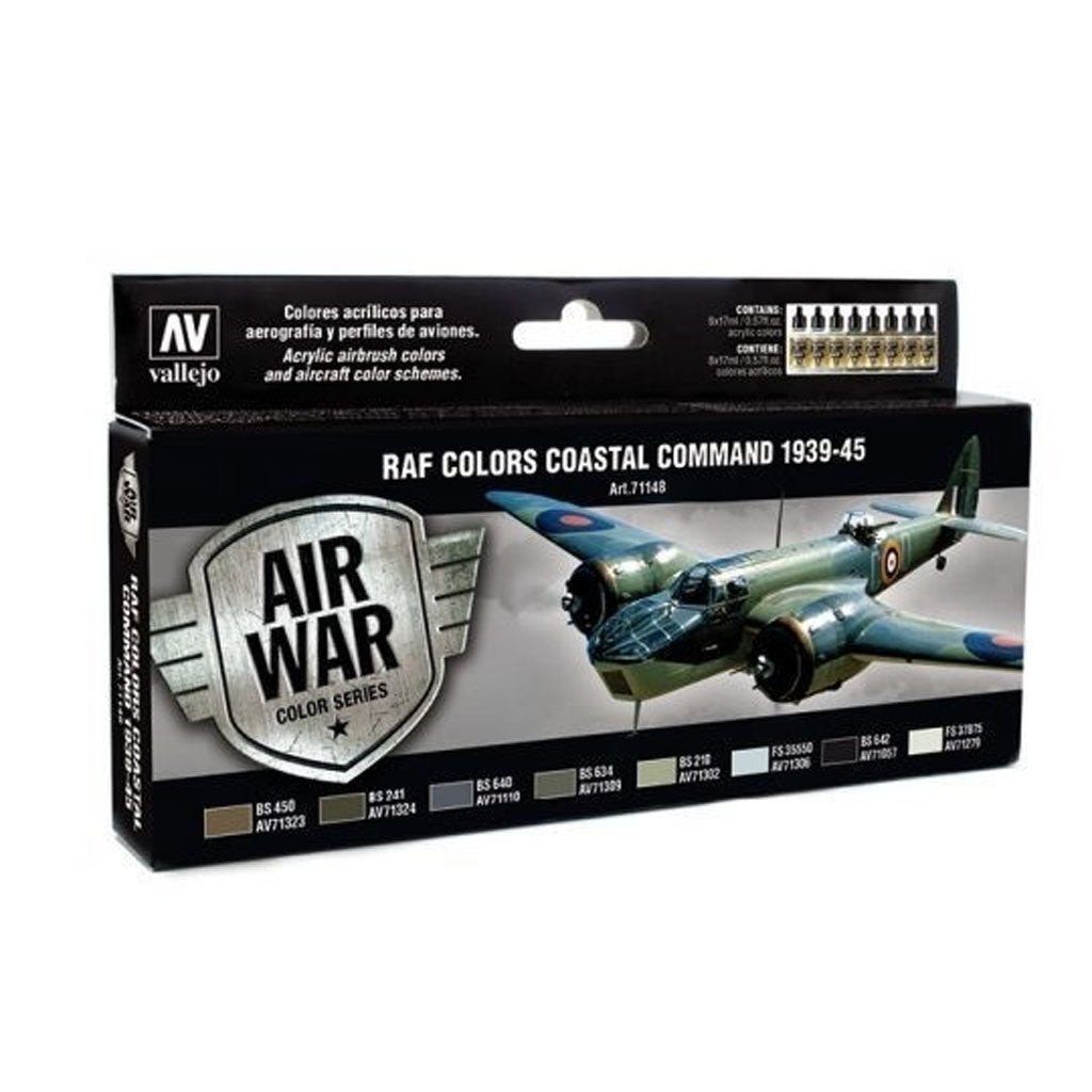 Vallejo 71148 Air War Color Series - RAF Colors Coastal Command 1939-45