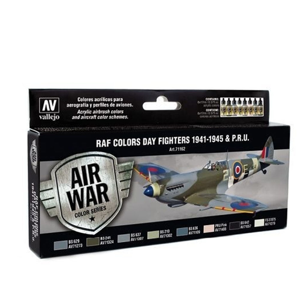 Vallejo 71162 Air War Color Series - RAF Colors Day Fighters 194-1945 & P.R.U.