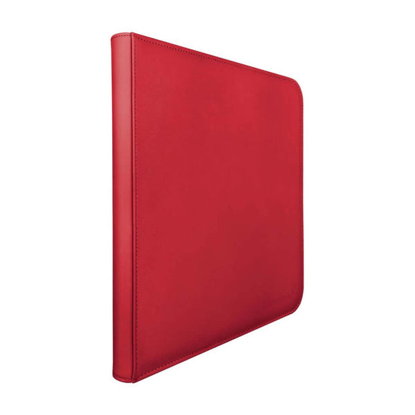 12-Pocket Zippered PRO Binder - Red - Comic Book Factory