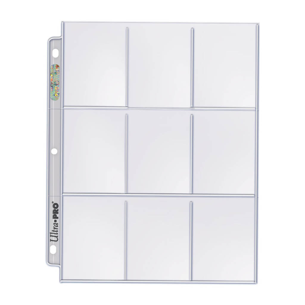 Ultra Pro - 18PKT Silver Series Page (Holds 2.5? x 3.5? cards) (PK25)