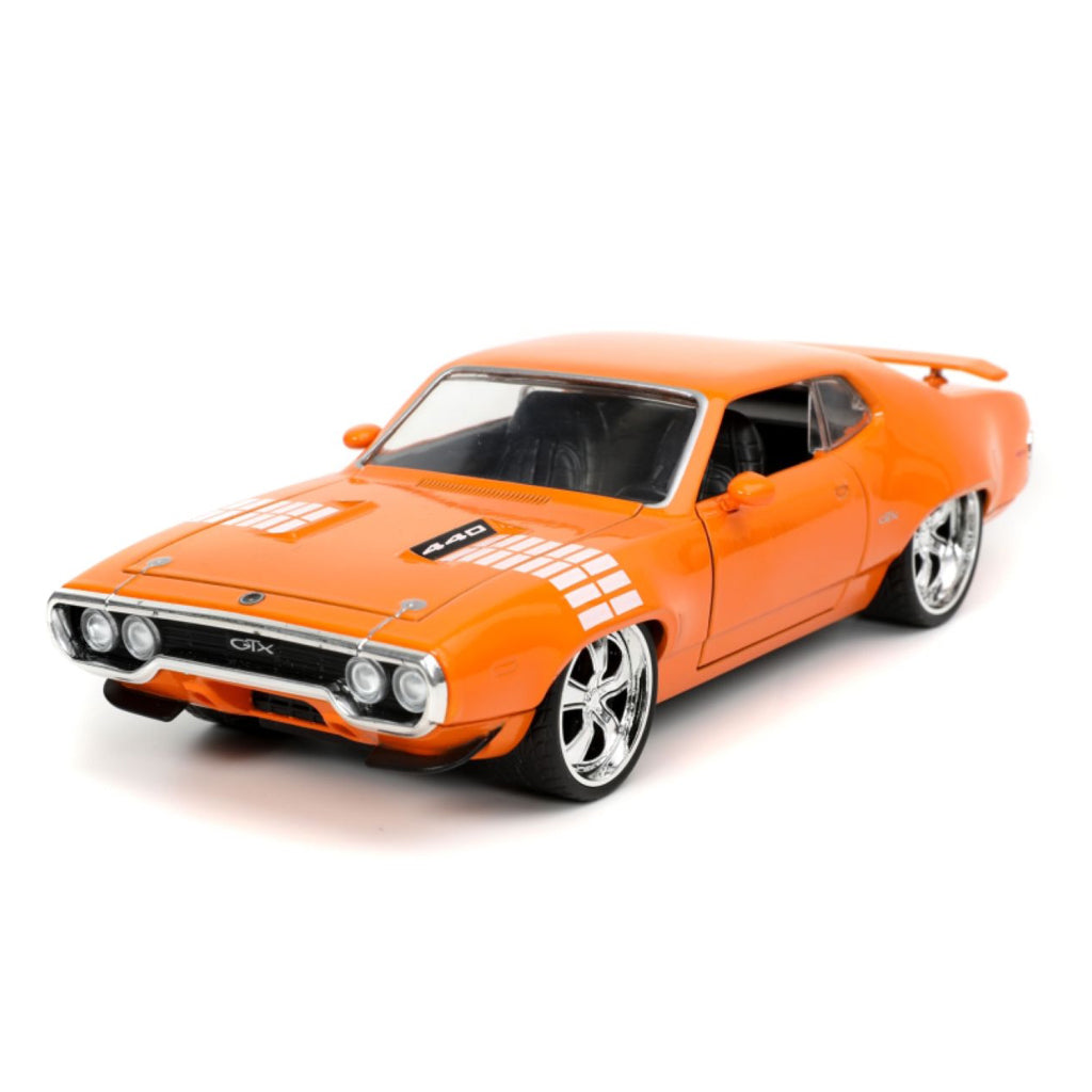 Big Time Muscle- 1972 Plymouth GTX (Orange) 1:24 - Comic Book Factory