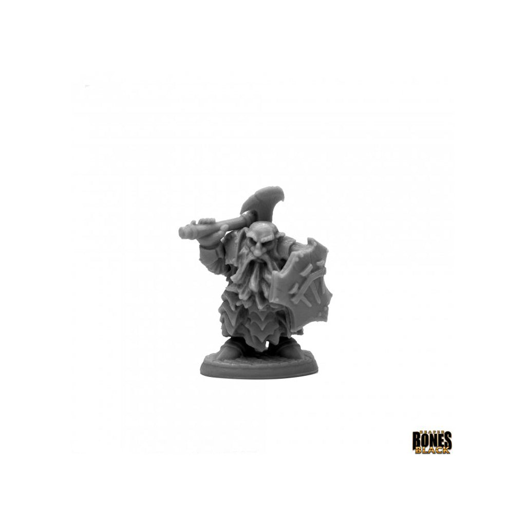 Reaper Bones Black - Dark Dwarf Cleaver - 44139