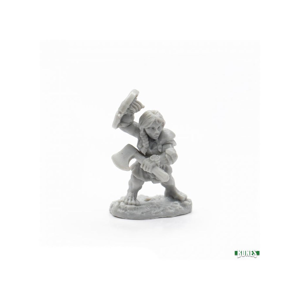 Reaper Bones - Dannin Deepaxe Female Dwarf - 77700