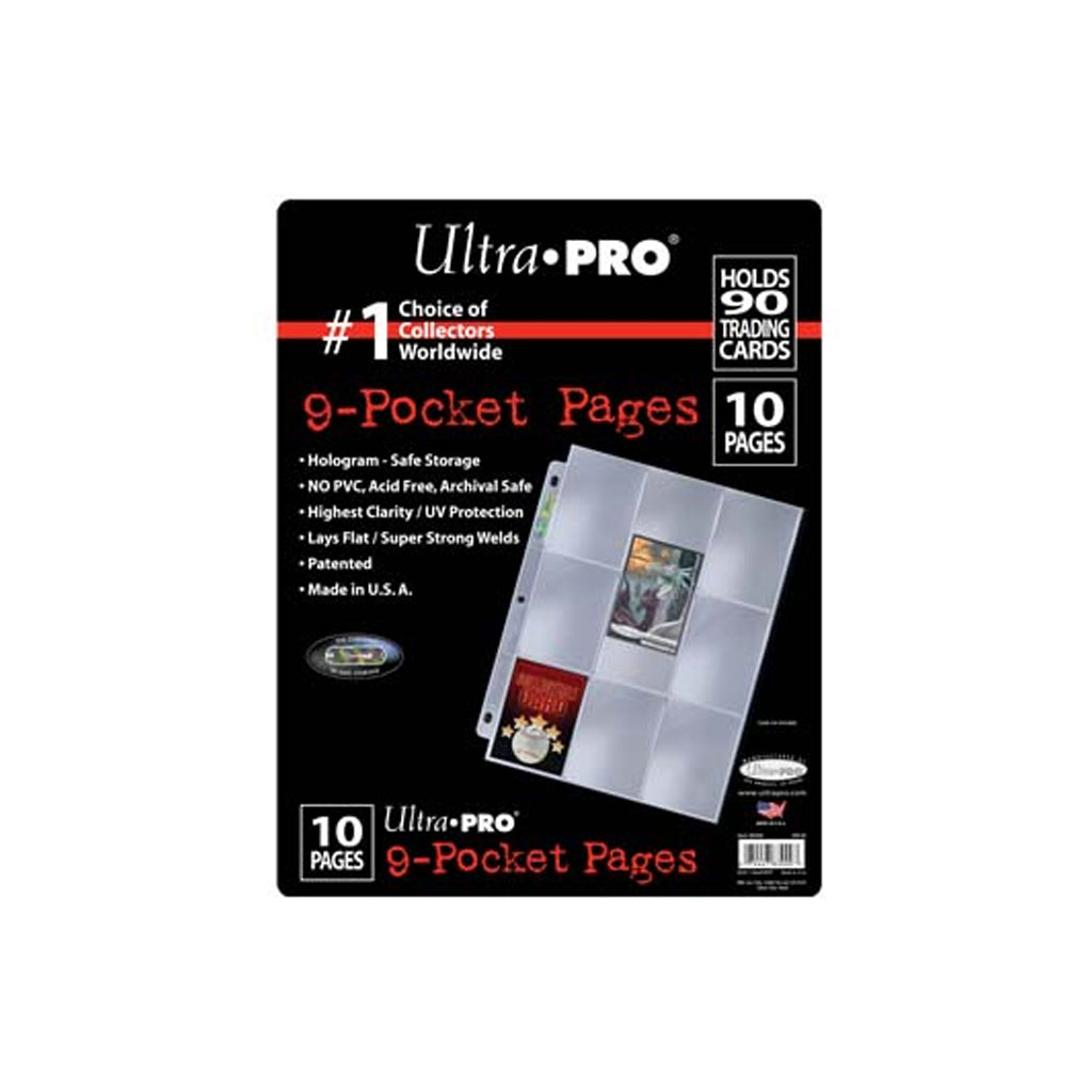 Ultro Pro - 9-Pocket Card Sleeve - 10 Pack