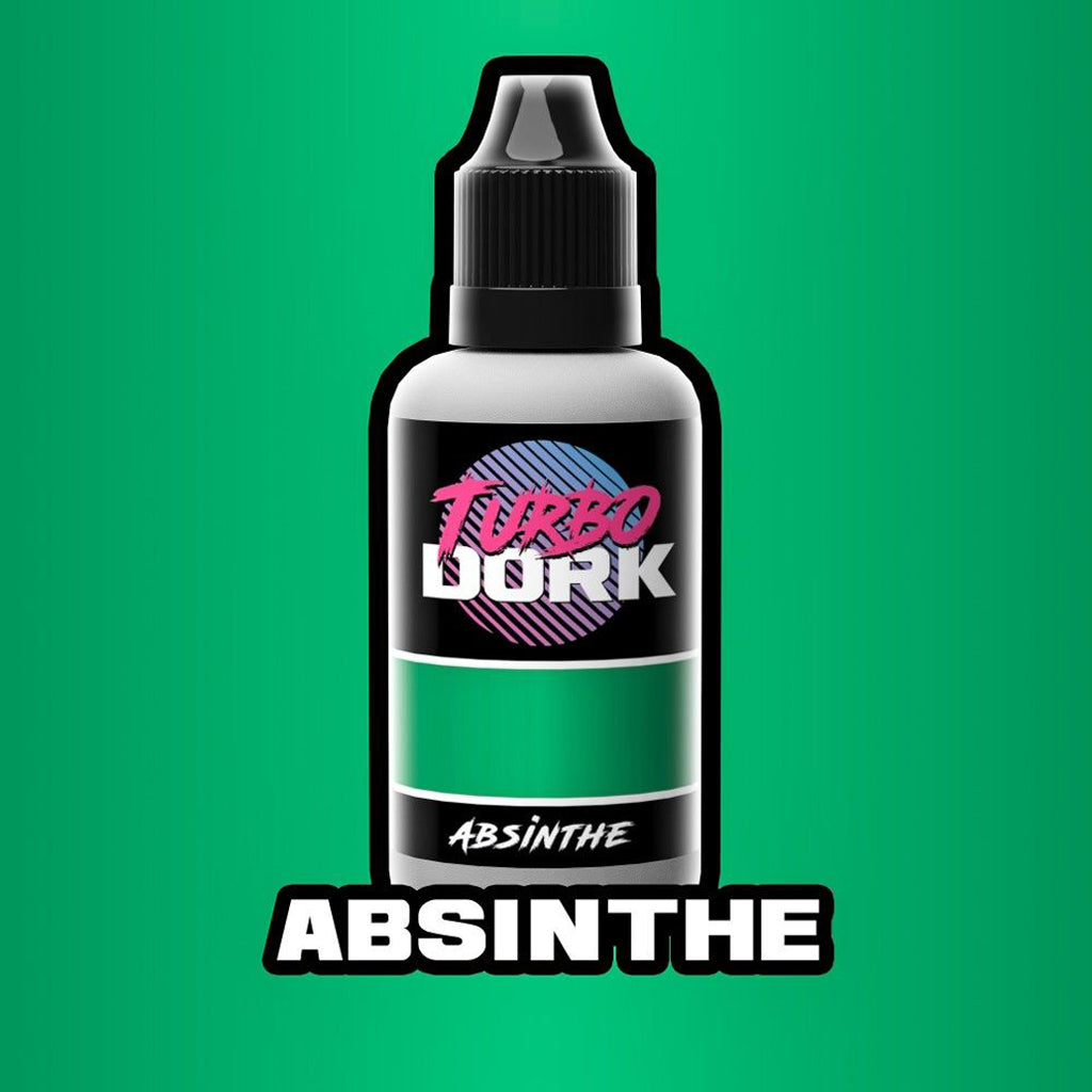 Turbo Dork Absinthe Metallic Acrylic Paint 20ml Bottle