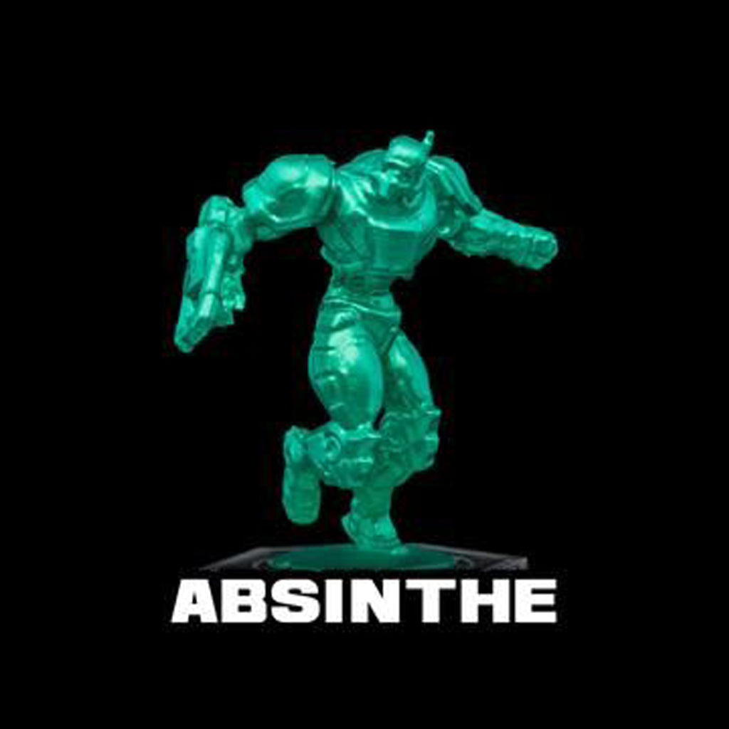 Turbo Dork Absinthe Metallic Acrylic Paint 20ml Bottle