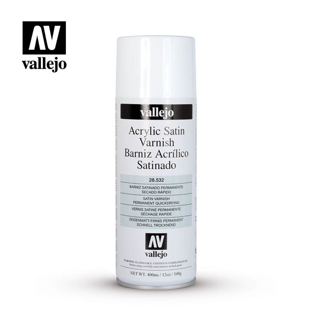 Vallejo - Spray Can 400ml - Acrylic Satin Varnish