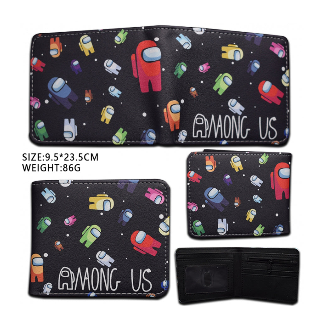 Among Us - Silicone PVC Short Two Fold Wallet - 9.5x23.5