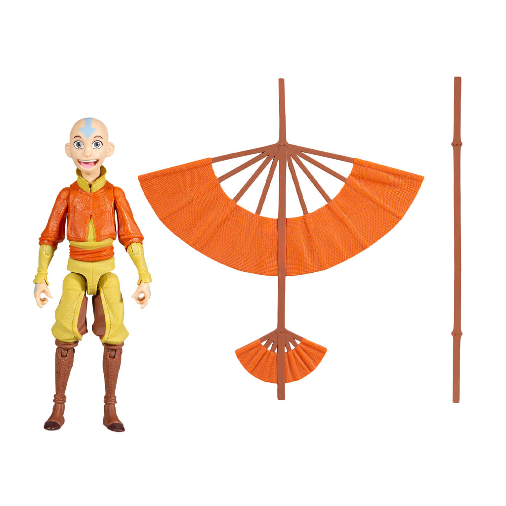 Avatar The Last Airbender - Aang with Glider Figure