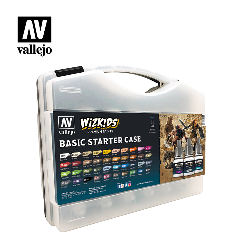Wizkids Premium Paint Set by Vallejo - Beginner Set