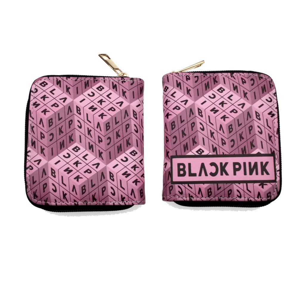 Black Pink - Women Short Purse 12X10CM