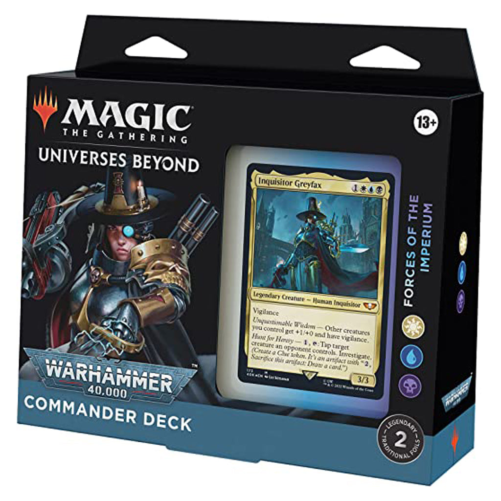 Magic the Gathering: Universes Beyond - Warhammer 40,000 Commander Deck - Forces of The Imperium