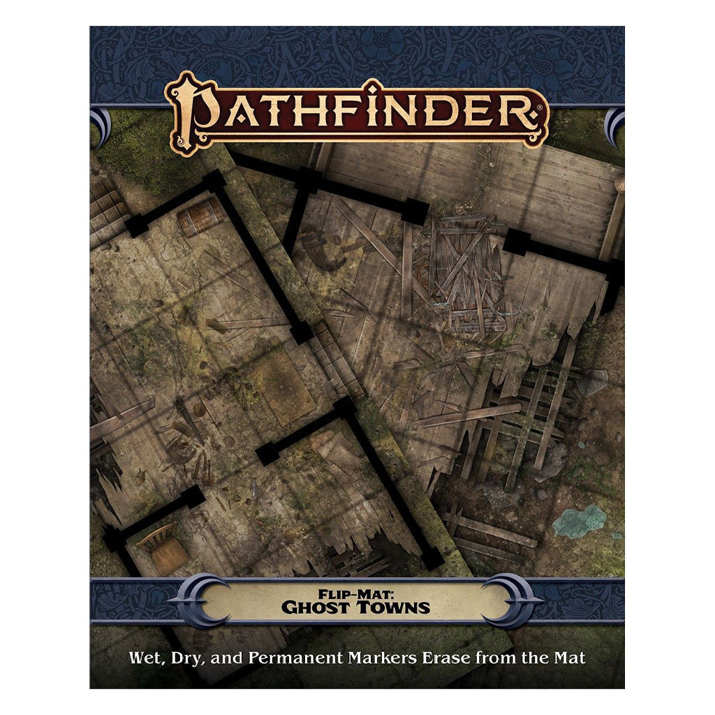 D&D / Pathfinder Flip Mat - Ghost Town