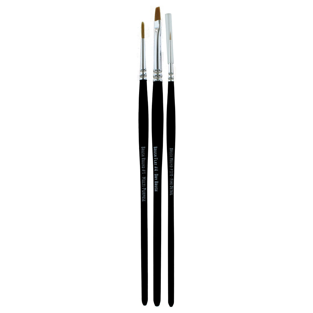 D&D Prismatic Paint Brushes 3-Brush Set
