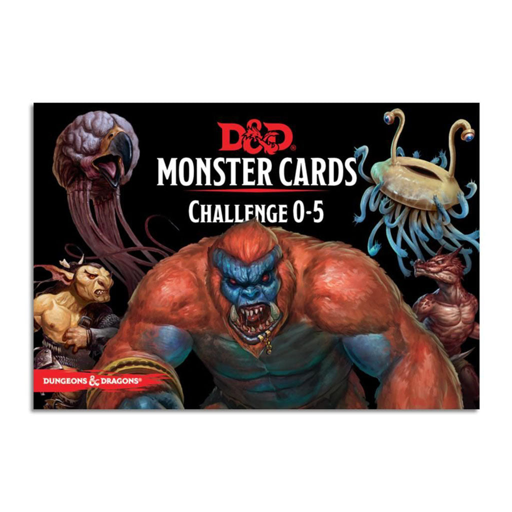 D&amp;D - Spellbook Cards Monster Challenge Deck 0-5