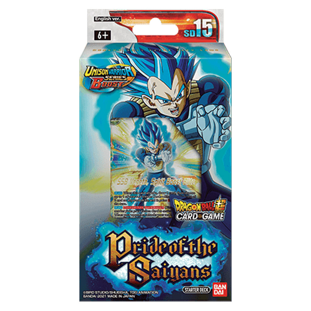 Dragon Ball Super Card Game Unison Warrior Series 14 UW5 Pride of The Saiyan Starter Deck SD15
