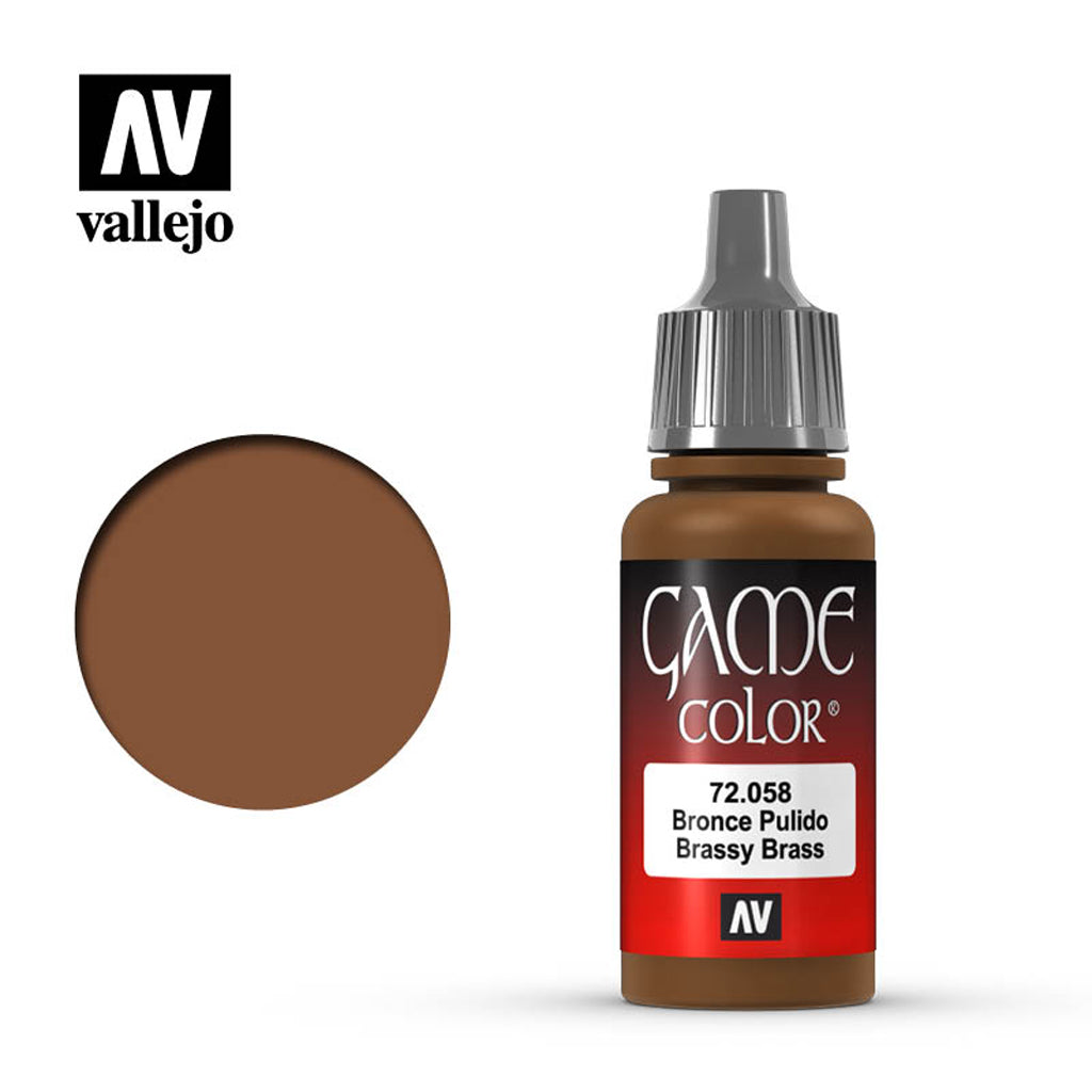 Vallejo Game Colour - Brassy Brass 72058 17 ml