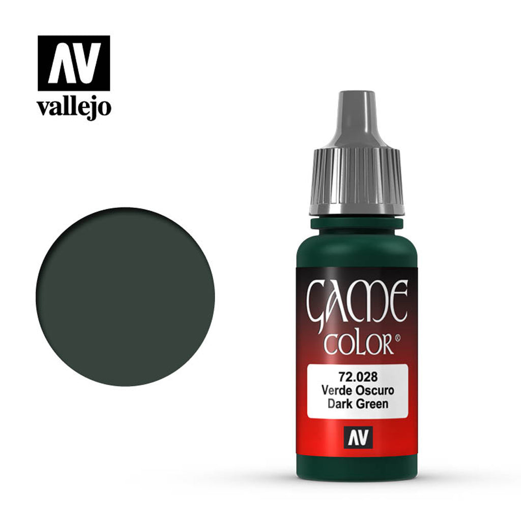 Vallejo Game Colour - Dark Green 72028 17 ml