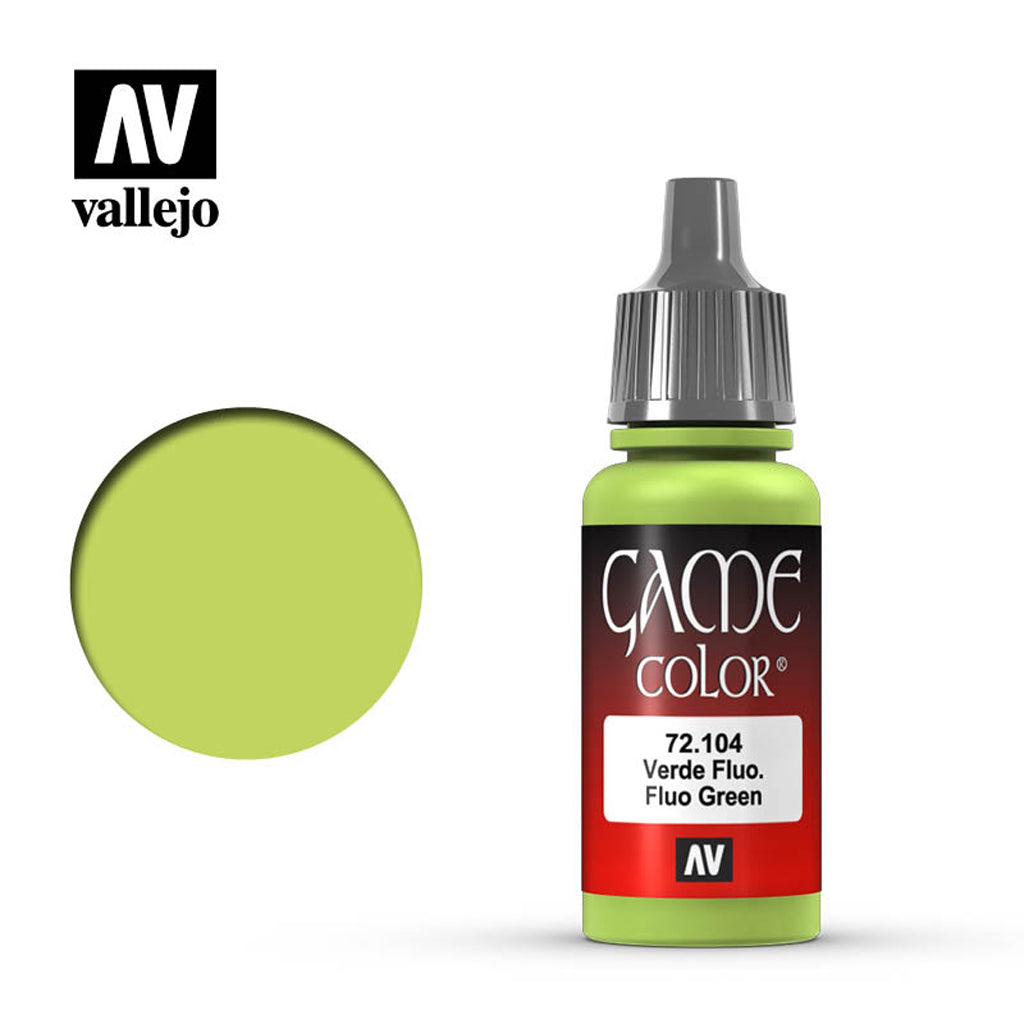 Vallejo Game Colour - Fluorescent Green 72.104