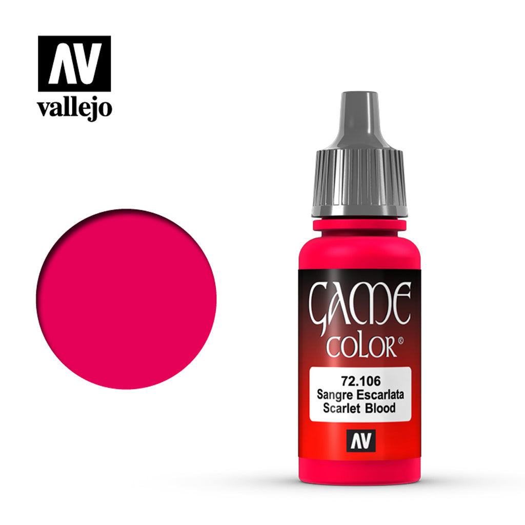 Vallejo Game Colour - Scarlett Blood 72106 17 ml
