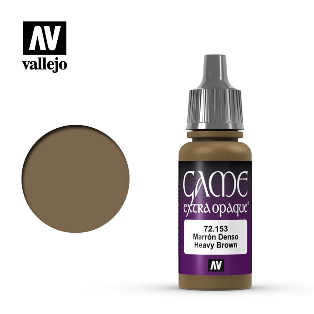 Vallejo Game Extra Opaque - Heavy Brown 17 ml