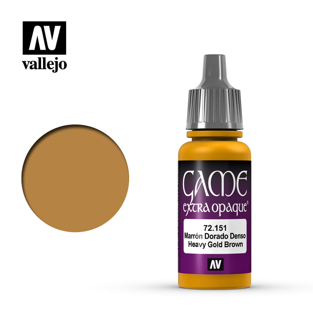 Vallejo Game Extra Opaque - Heavy Goldbrown 17 ml