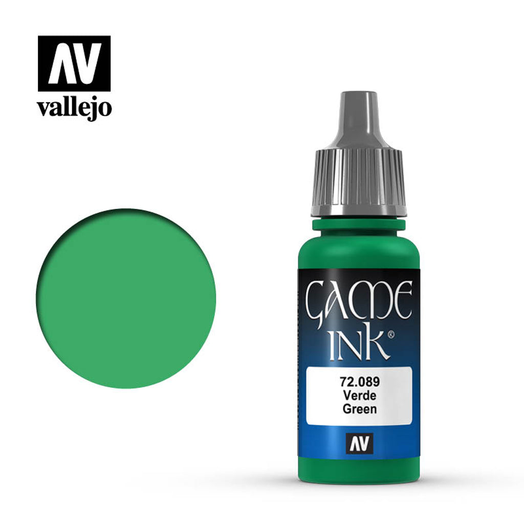 Vallejo Game Ink - Green 72098 17 ml